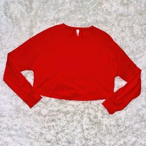 Love Red Muscle Love Long Sleeve Shirt *Motif Lululemon